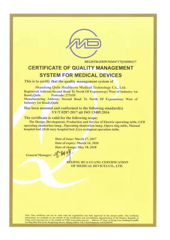 ISO certificate