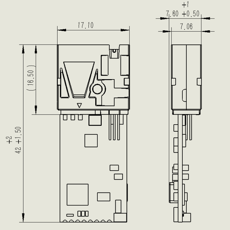 Diagram for the Length Width Height Module