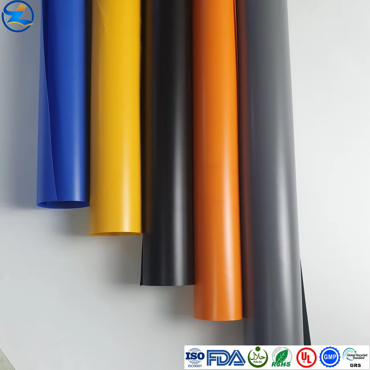 Filem/lembaran PVC warna termofoming