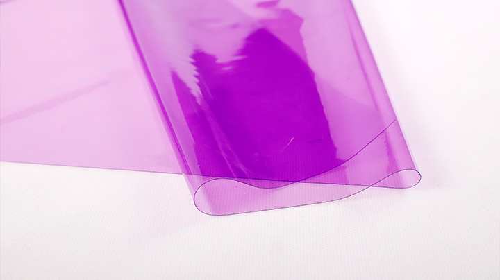 Rollos de vinilo PVC Purple Clear PVC