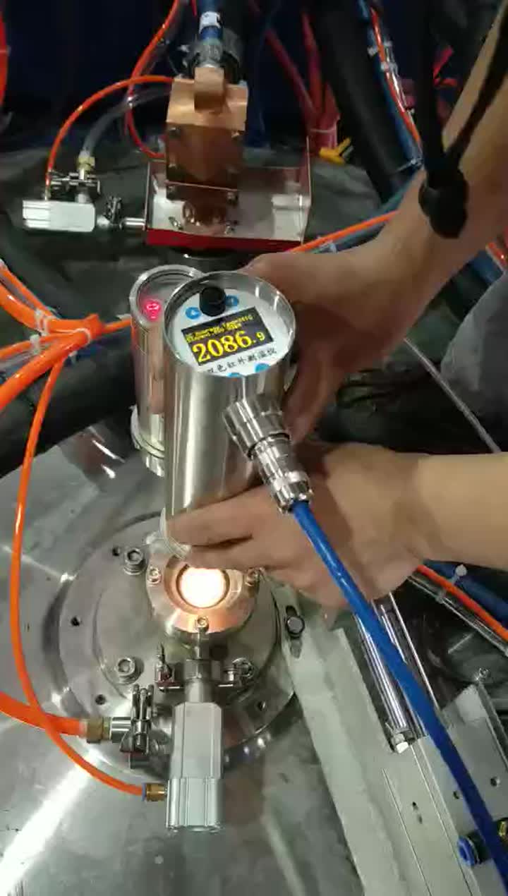 Relación de 2 colores IR Pyrometer más de 2000 Celsius
