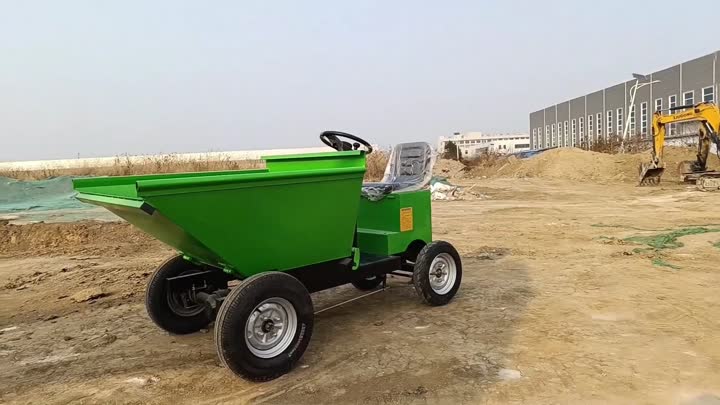 Mini caminhão hidráulico rastreou Dumper