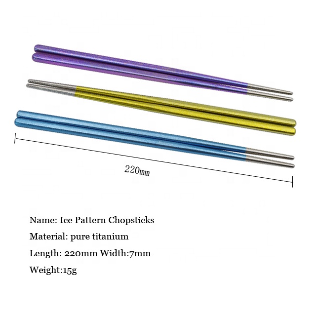 Essstäbchen aus Titan titanium chopsticks