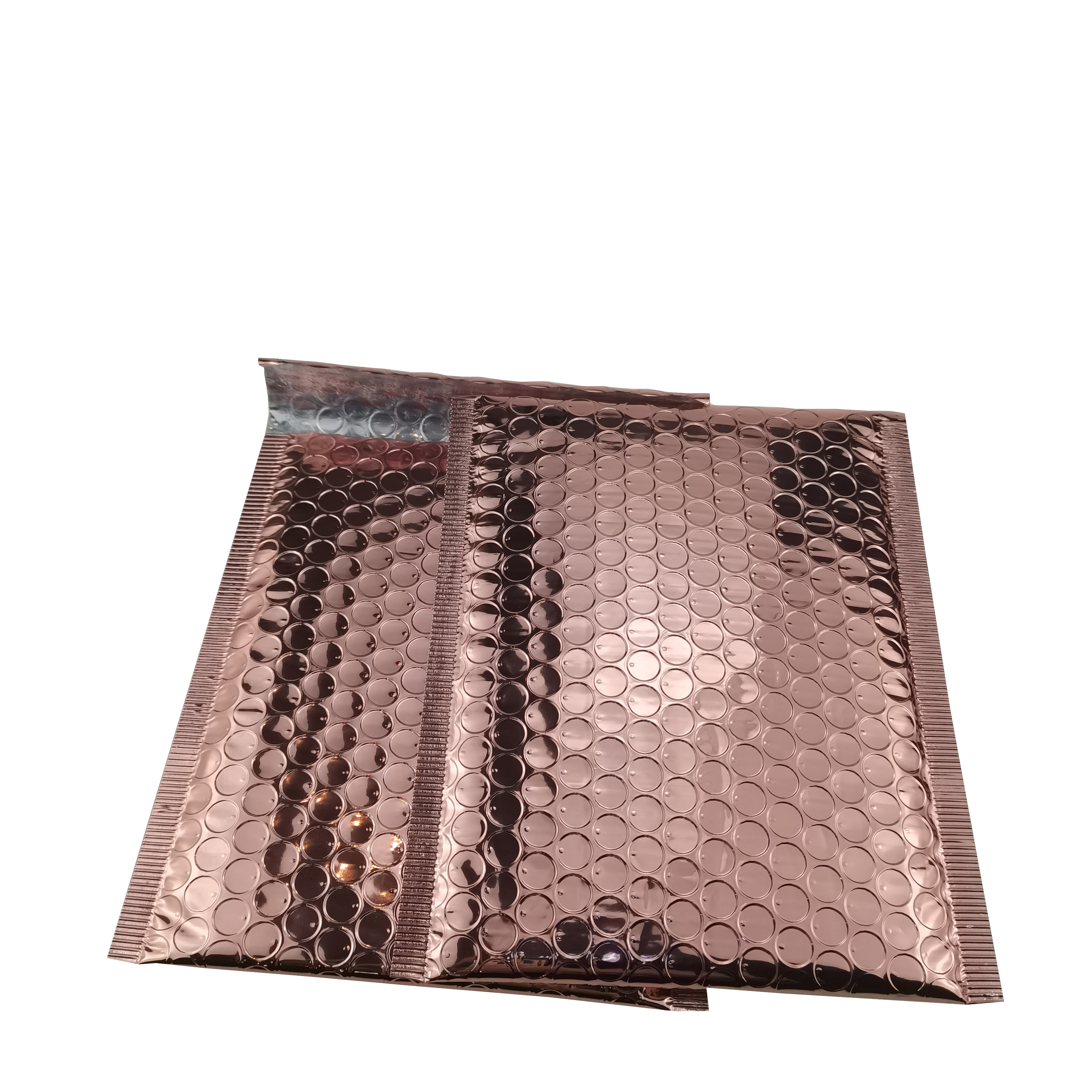 rose gold metallic bubble mailers 3