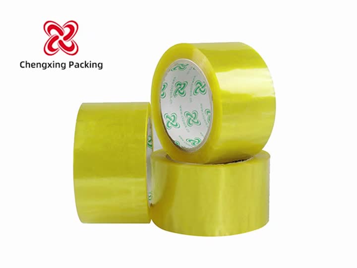 Transparent yellowish tape