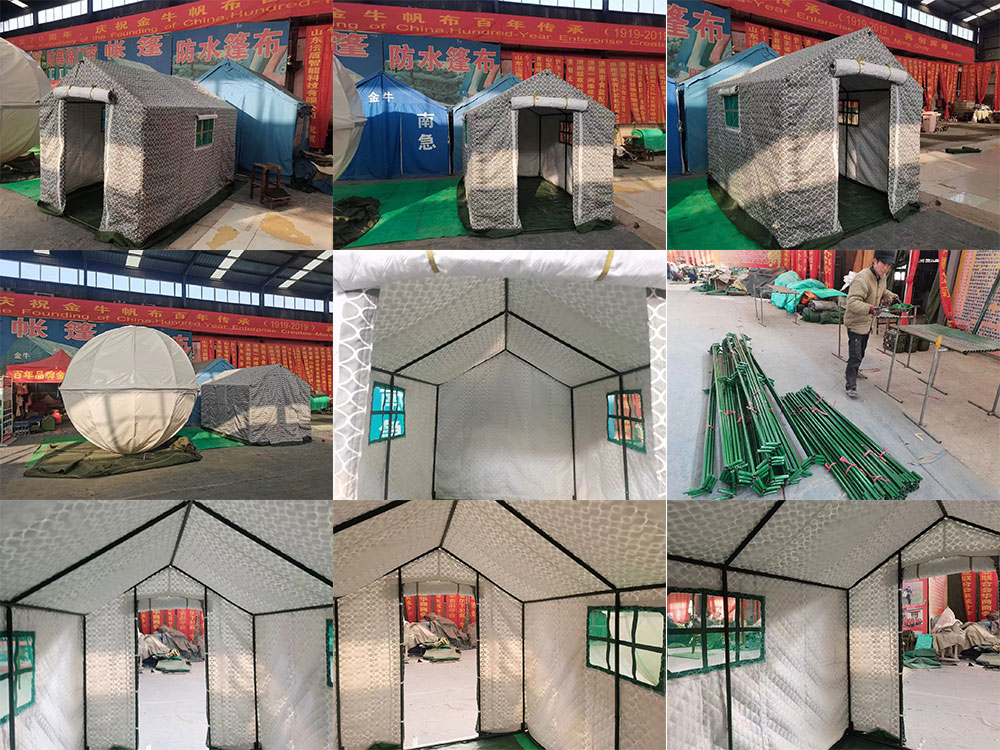 Export single cotton tent processing and manufacturing