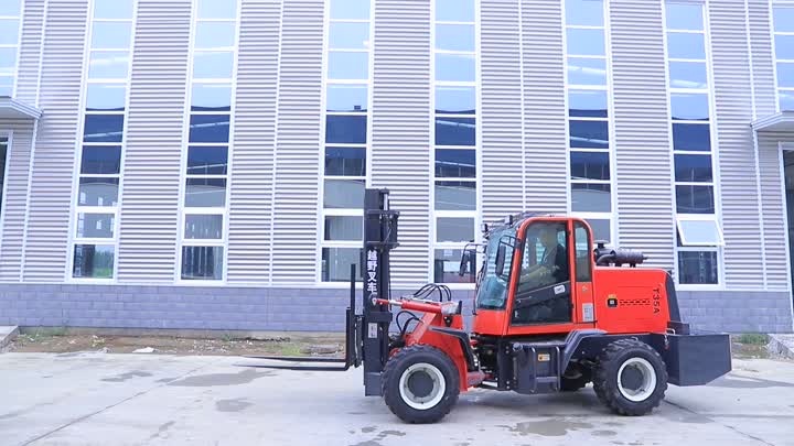 Nuoman Mekanik Off-Road Forklift 2ton 3 ton