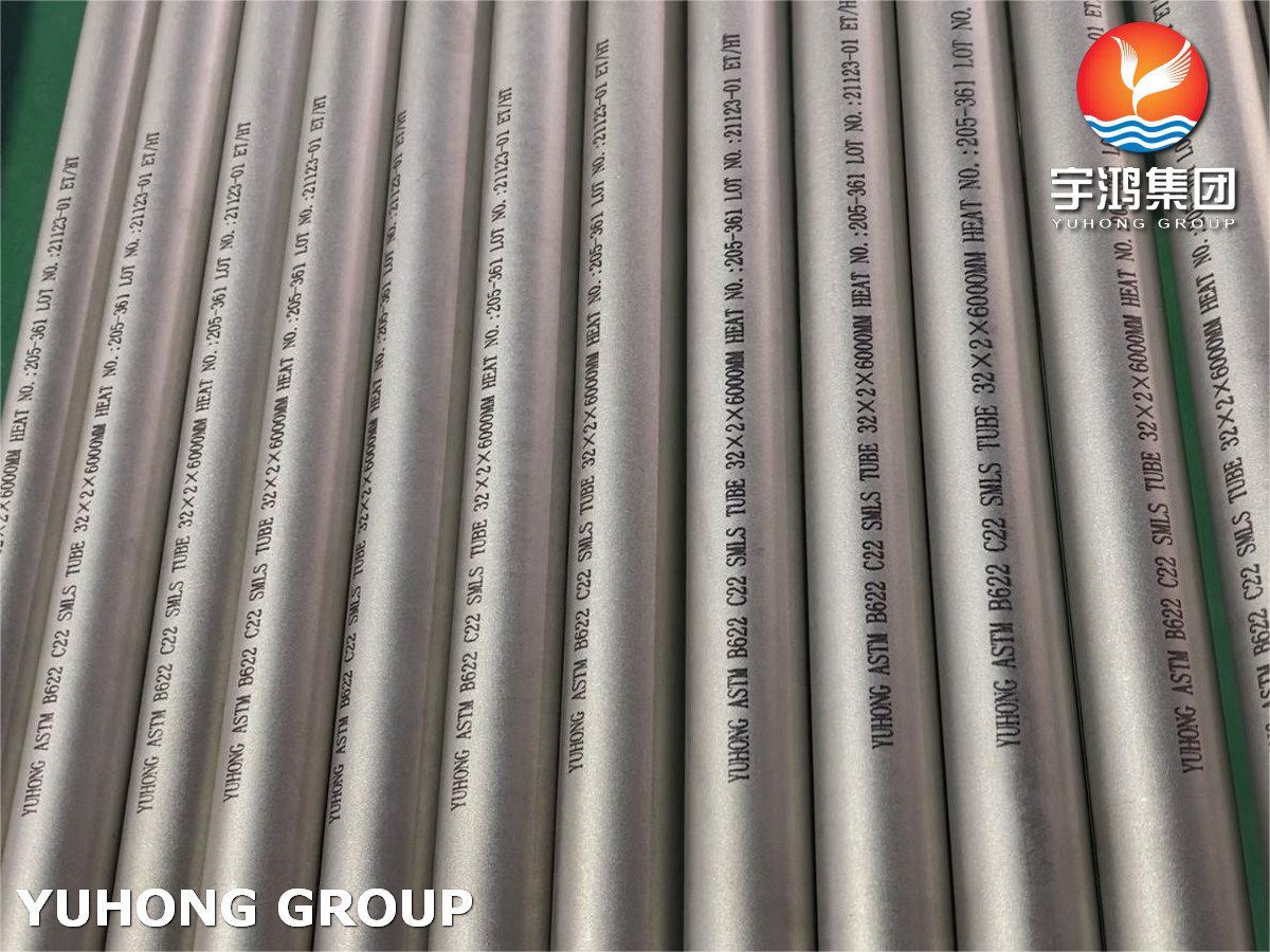 Yuhong 21123 ASTM B622 C22 SMLS TUBE