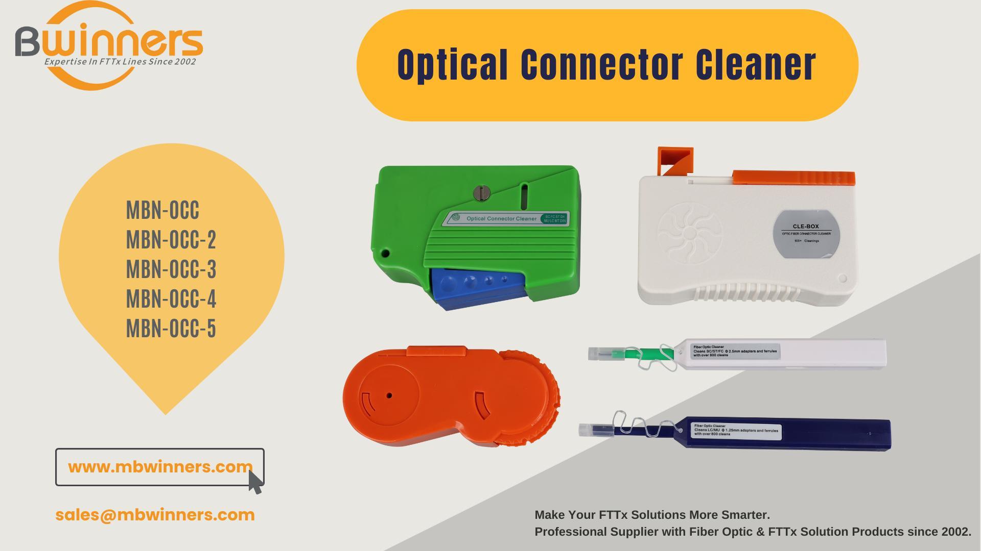 2. Limpador de conector óptico Bwinners