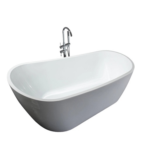 Square Small Bathtub Simple Design Acrylic Freestanding Home Bathtub