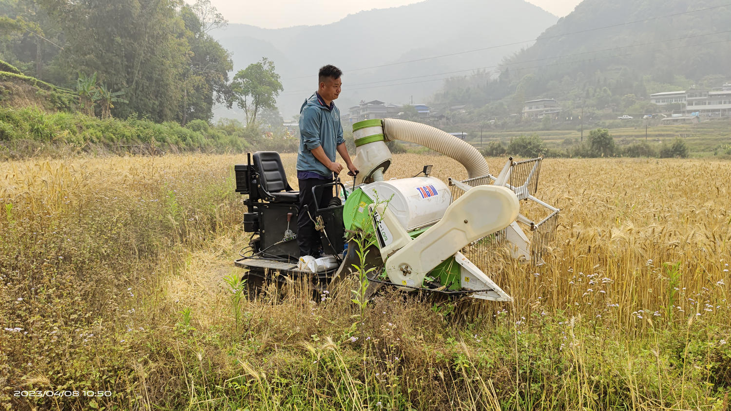 4LZ-1.2A wheat harvester