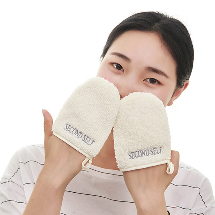 Microfiber Face Cleaning Makeup Removing Cloth Glove