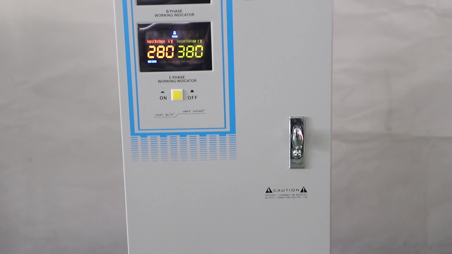 Factory Supply Servo Motor Control Model PCSVC-30000VA Single Phase Automatic Voltage Stabilizer1