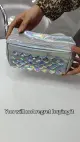 Pu Pen Bag Imitation Metal Zipper Bag Pen Bag