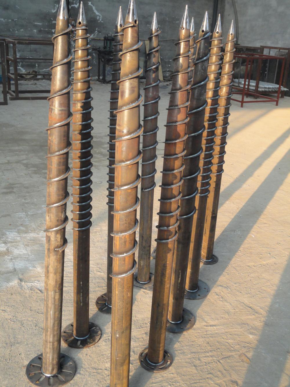 without High Dip Galvanized Ground Screw