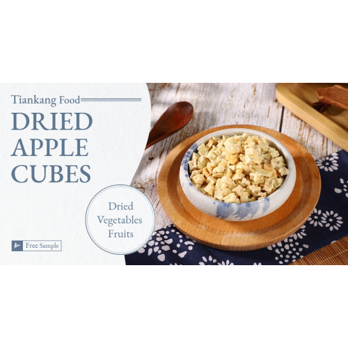 Dried Apple Cubes Processing Method