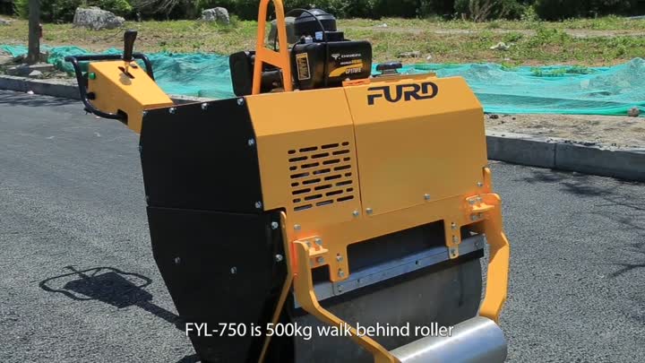 FYL-750 550kg Walk Behind Road Roller