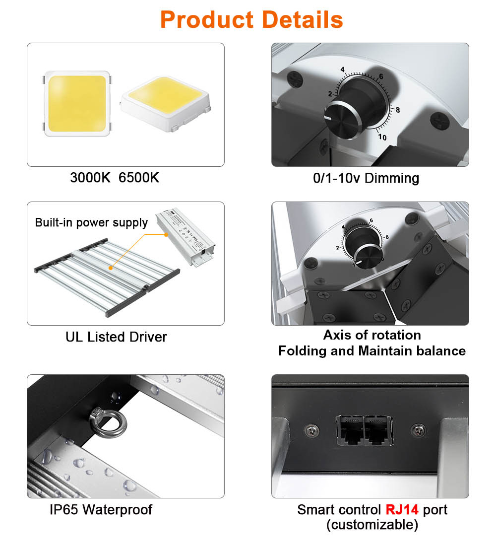 1000w led grow light phlizon 1000w plegable led grow bar light espectro completo uv ir tira de luz led para plantas de interior agricultura vertical.jpg