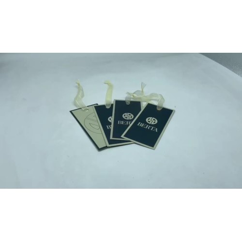 Custom Thick Card Paper Clothing Tag