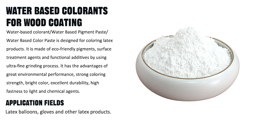 Water Based Colorant For Wood Coatings