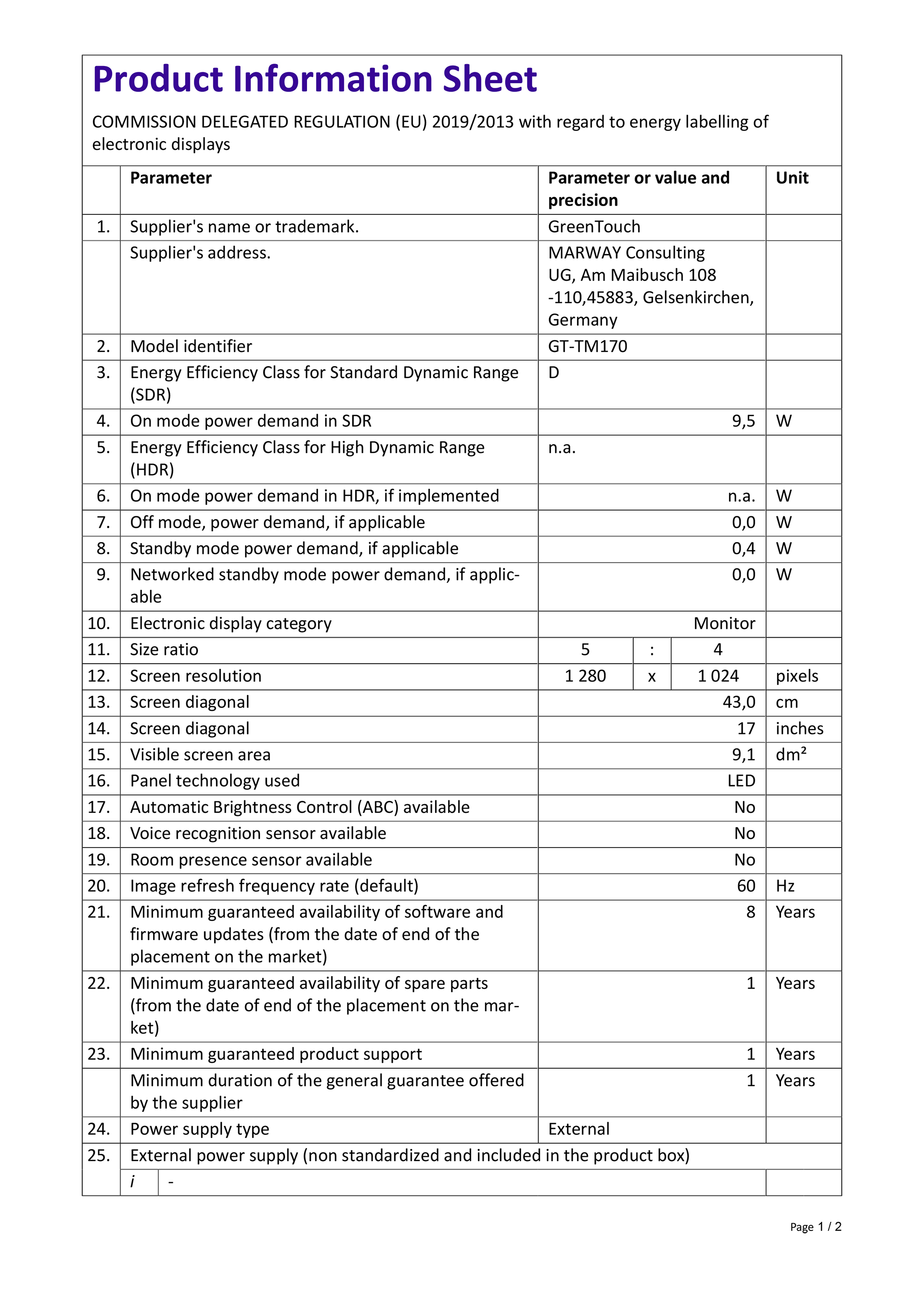 Certificate of Energy label-1