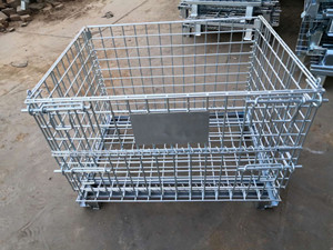 Galvanized Storage Welded Wire Mesh Cage 