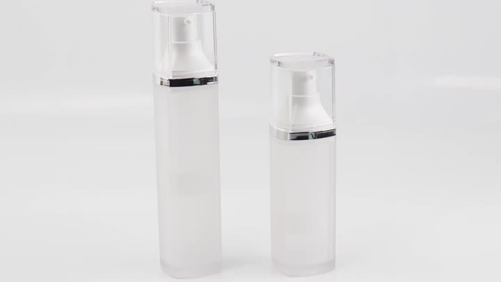 Drücken Sie die Vakuumflasche Verpackung von Hautpflegeprodukten