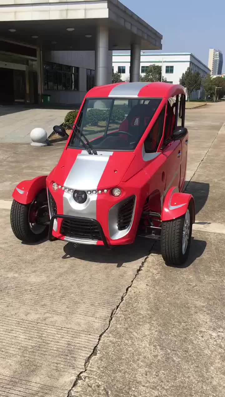 Electric reverse tricycle