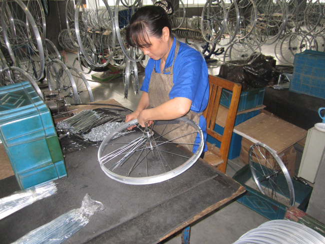 assembling wheel