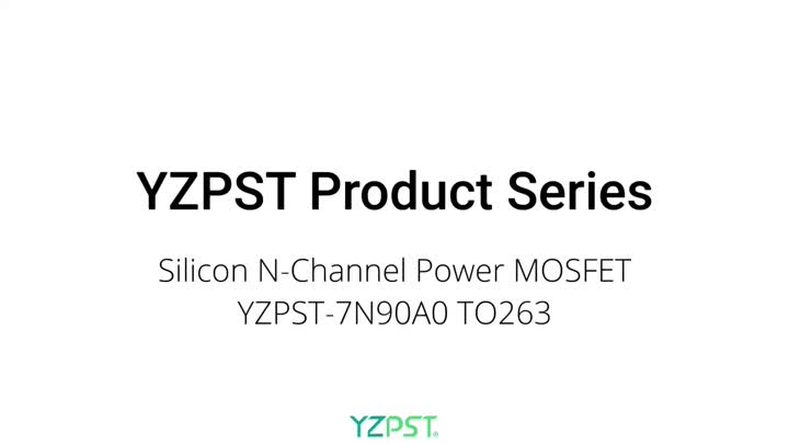 Silicon N-kanał MOSFET 7N90A0 do263