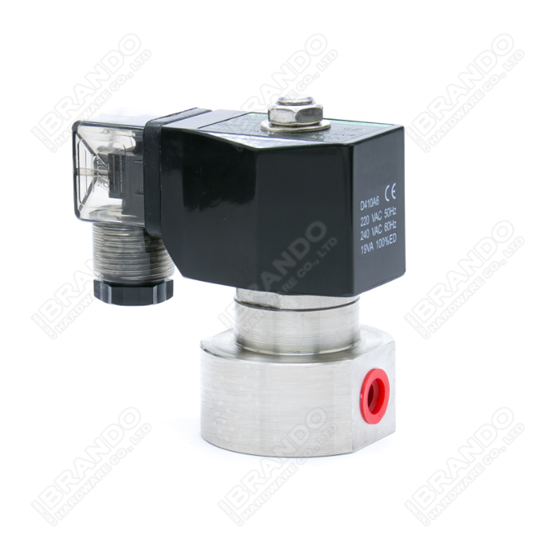 5404 A 1/2'' High Pressure Brass Solenoid Valve 12V 24V DC 120V 230V 50Hz 15