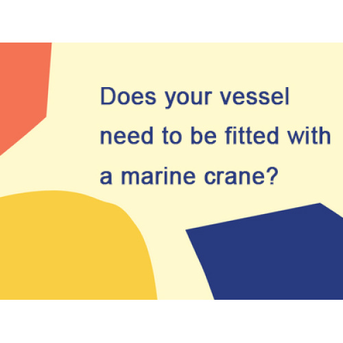 ¿Su barco necesita ser equipado con una grúa marina?
