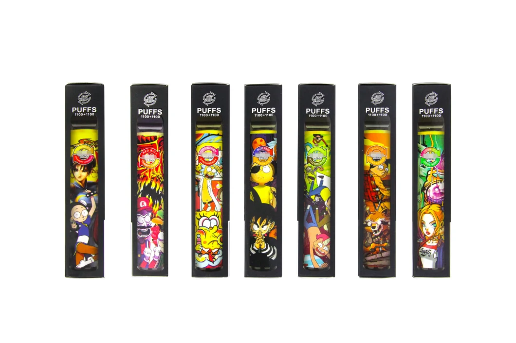 2021 Hot Selling Disposable E-Cigarette 1100+1100 Puffs Disposable Vape Pen