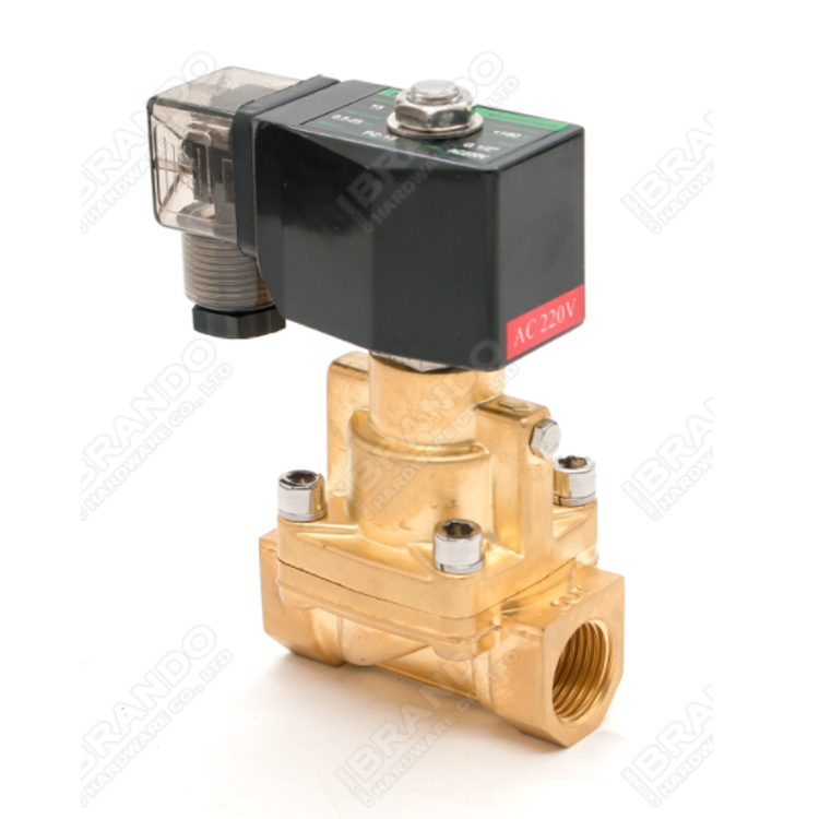 Shako Type PU225S Series Steam Brass Solenoid Valve 3/8'' 1/2'' 3/4'' 1'' 5