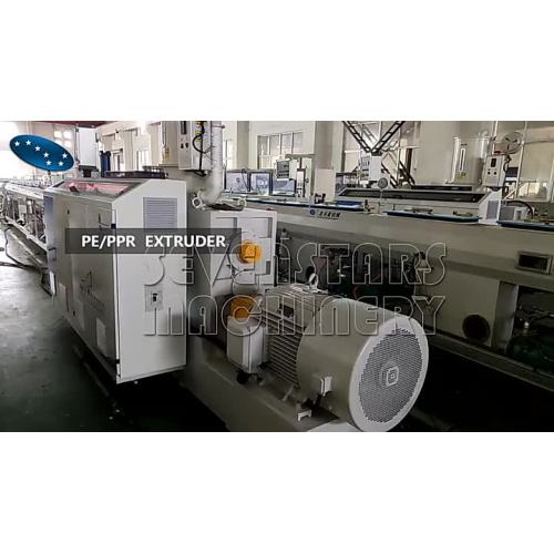 PE pipe extrusion line