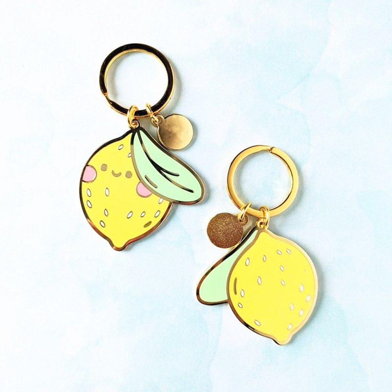 Design Lemon Keychain Design Lemon Keychain