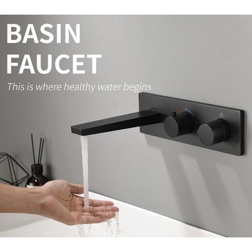 Demonstration of the strength of commercial wall-mounted basin faucet: Evaluation of Commercial Black Wall Mounted Basin Faucet