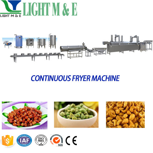 Continuous frying machine