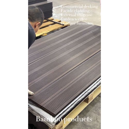 How the factory packaged bamboo decking?