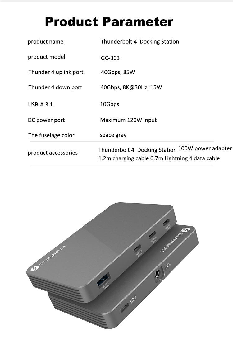 NEW PRODUCT 5 in 1 THUNDERBOLT 4 DOCKING