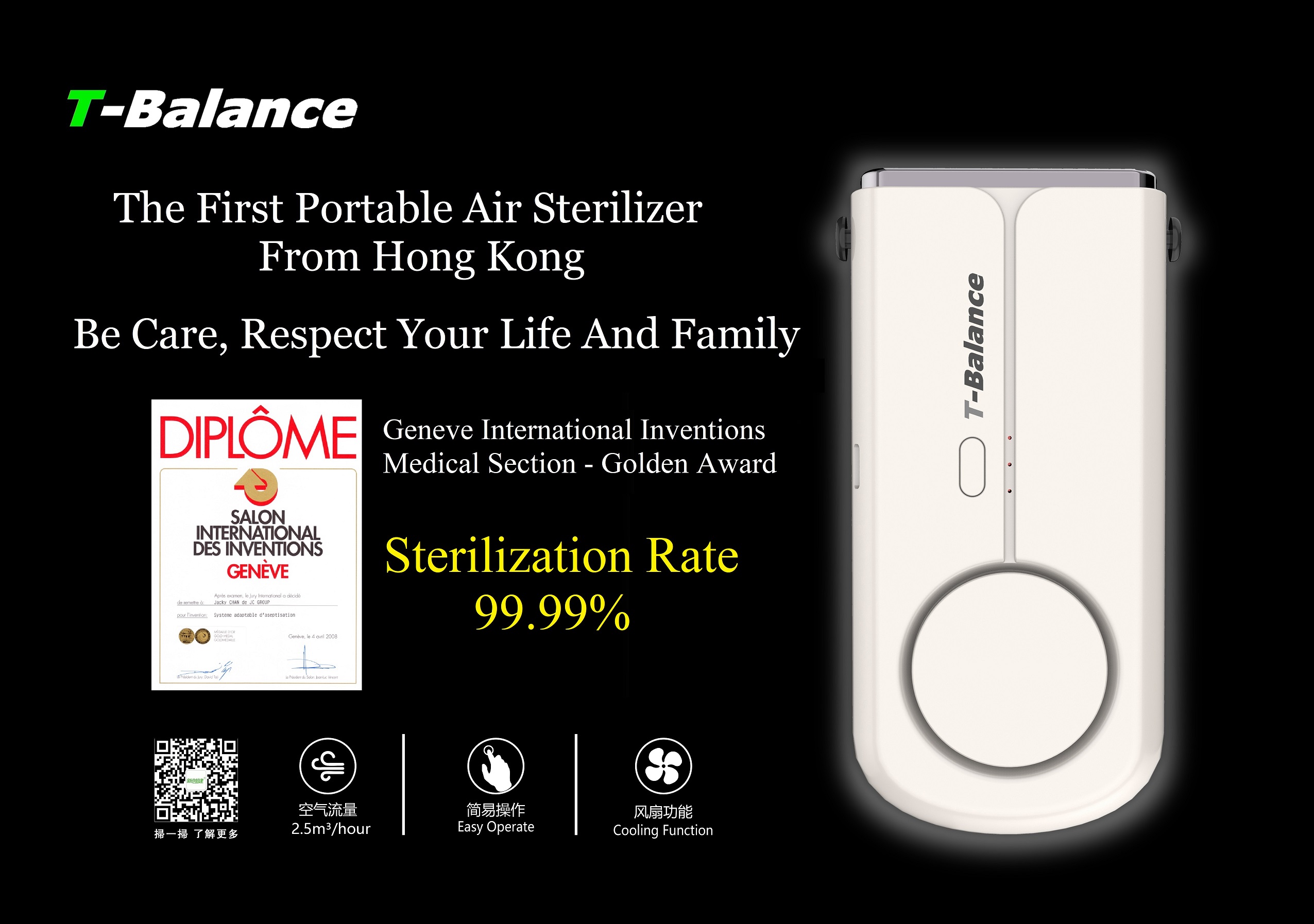 PS2001 Portable Air Sterilizer