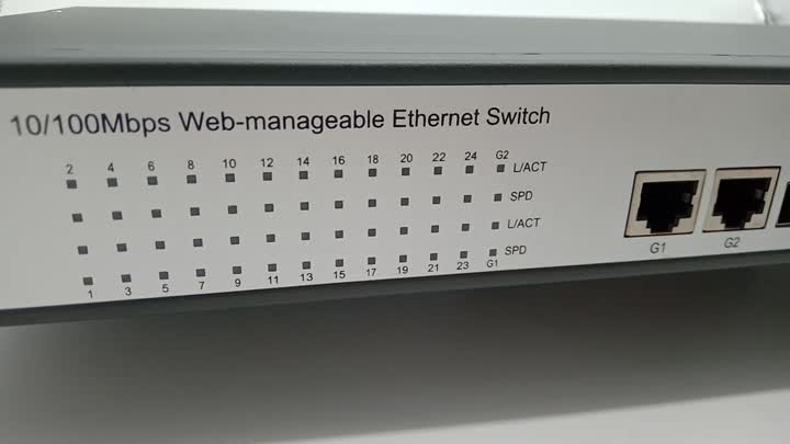 Commutateur GL-2018SFGW / 16 ports