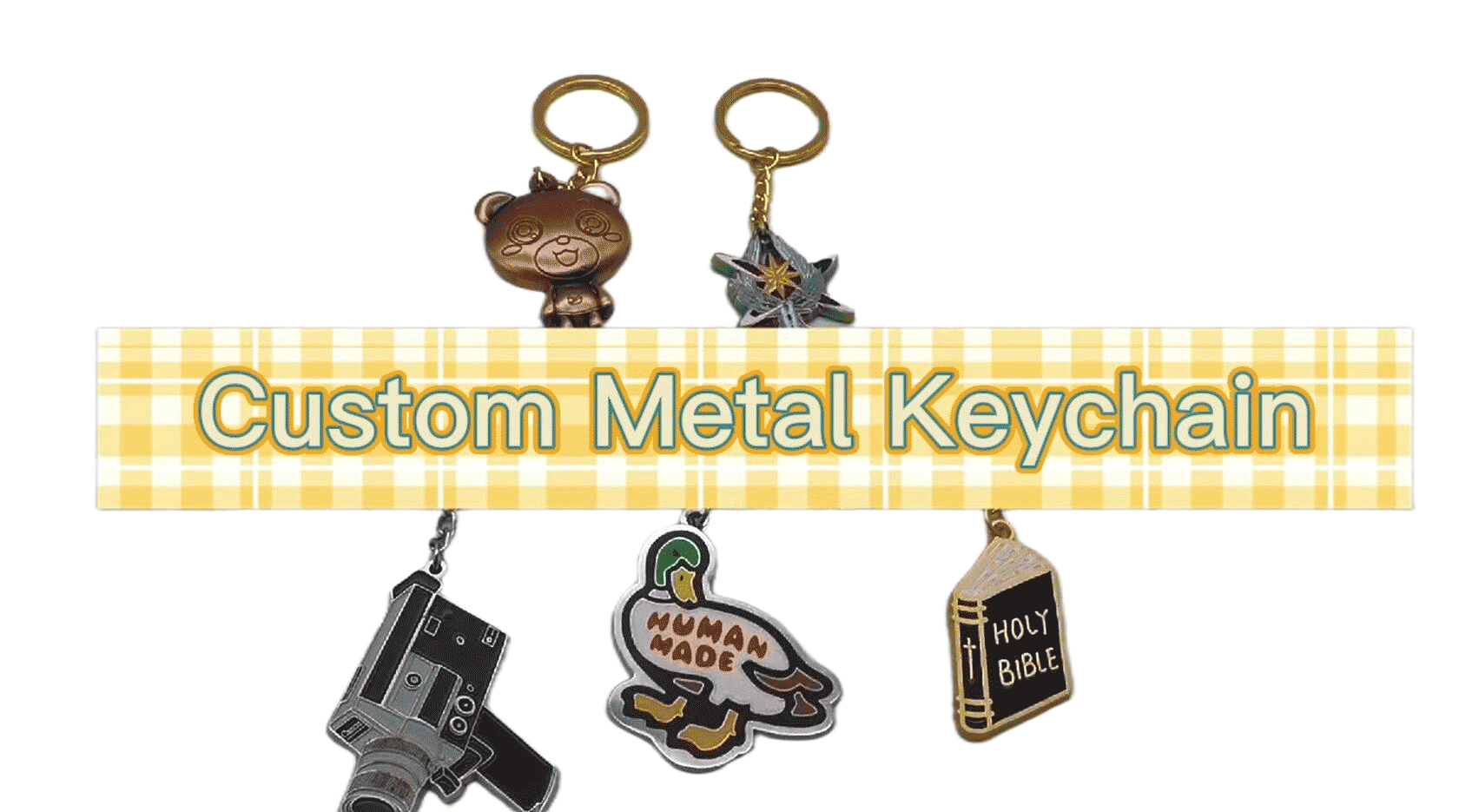 Zinc Alloy Custom Logo Personalized Keychain Metal Key Chainfor Car Keys