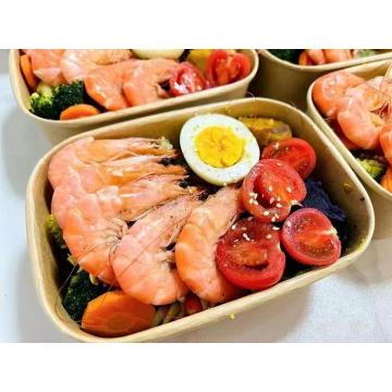 Disposable Kraft Paper Food Noodle Salad Container Lunch Box