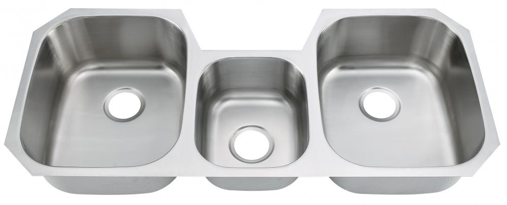 Évier de cuisine à trois cuves Triple Bowl Kitchen Sink