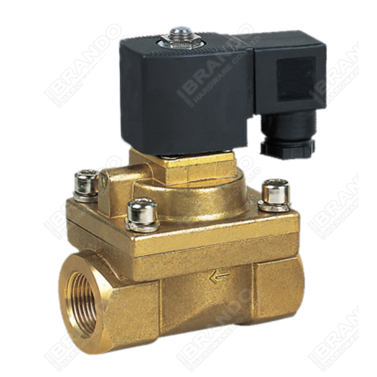 5404 A 1/2'' High Pressure Brass Solenoid Valve 12V 24V DC 120V 230V 50Hz 2