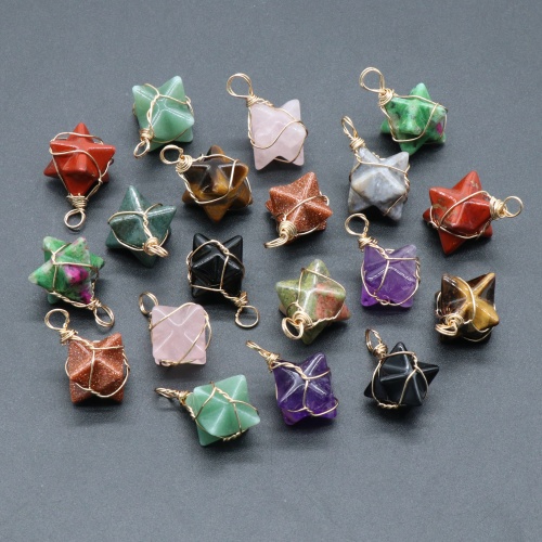 Merkaba Star Stone Pendants SP1379 (2)