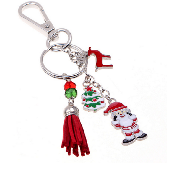 christmas santa claus keychain christmas santa claus keychain