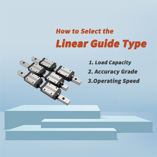 How to select the linear guideway type?