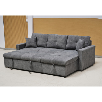 Fabric Sofa Bed With Storage